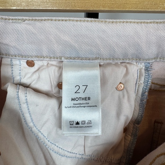 MOTHER Superior The Tomcat Ankle Jeans – Dunked in Trouble Size 27 - Picture 14 of 16